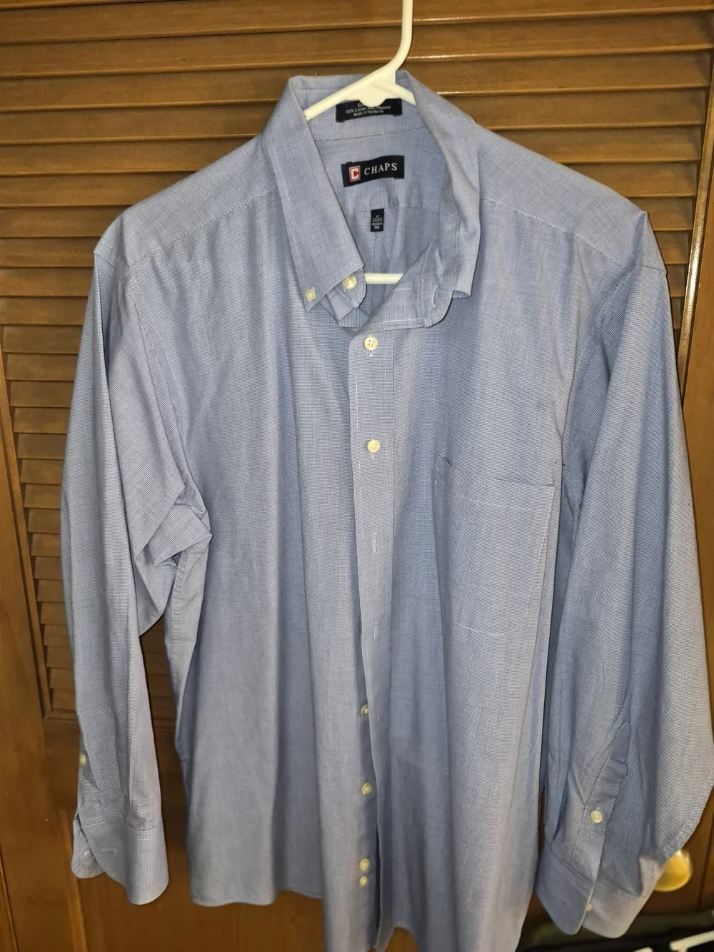 Polo by Ralph Lauren Light Blue Micro-Check Dress Shirt